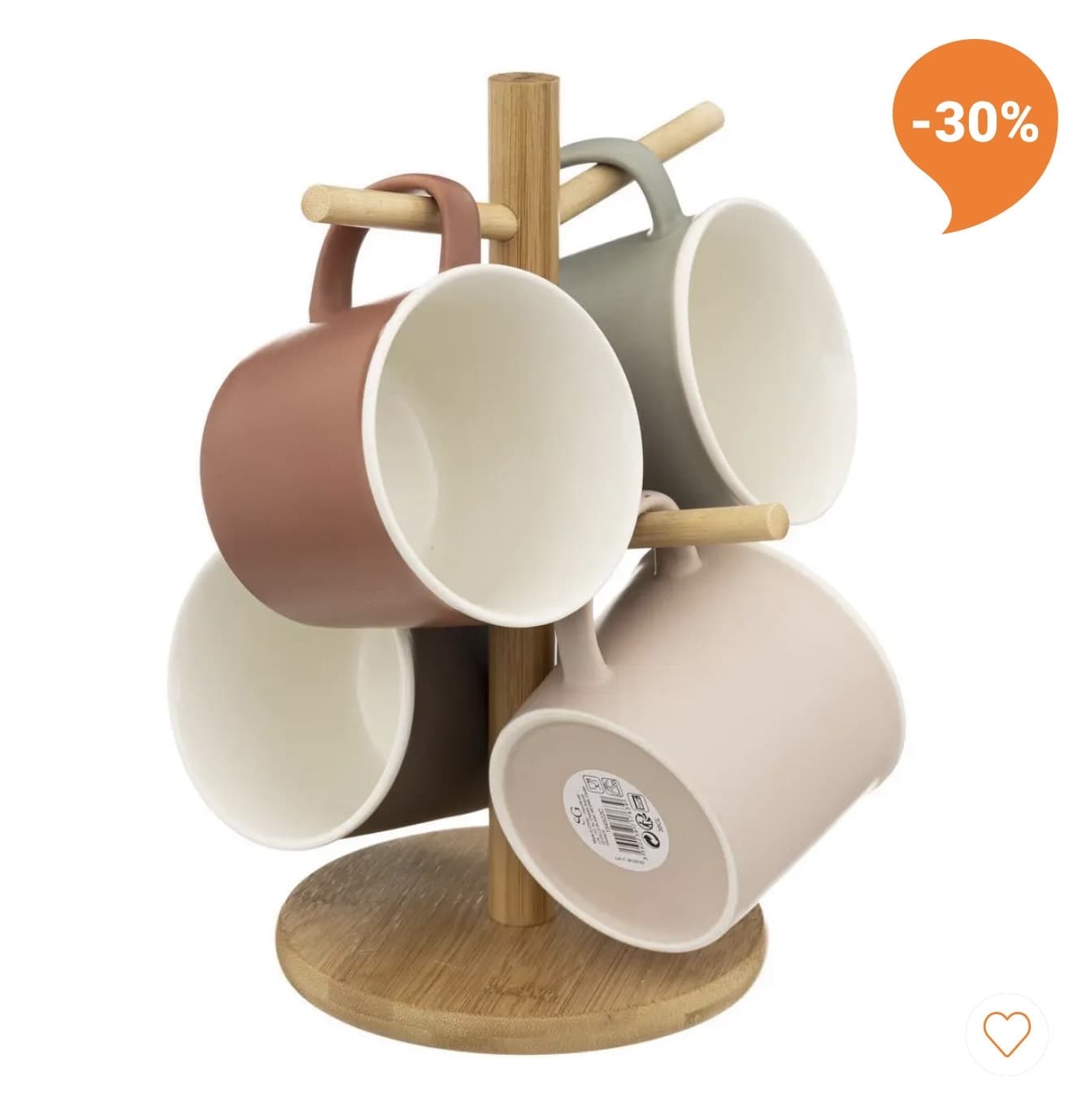 Rack 4 mugs multicolore - Foir’Fouille de Plaisir (78)